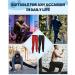 Hicarer 6 Pack Men's Compression Workout Pants - Athletic Leggings for Running and Sports - Multicolor, Large - Buy Online on SooperMarket.com