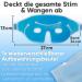 ICEHOF Eye Cooling Mask - Gel Eye Mask for Migraine Relief - Comfortable Upper Material with Storage Bag - Effective Forehead to Cheek Cooling Glasses - Buy Online on SooperMarket.com