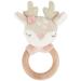 Bieco Reh Ella Greifling Baby Wood |Babyassel wood |Cuddly toy baby deer girl |Rattling & gripping rings baby rattles 0 months baby rattles roassure wood baby grip