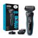 Braun Series 5 Electric Shaver With Beard Trimmer Charging Stand Wet & Dry 100% Waterproof Easy Clean System 2 Pin Bathroom Plug 50-M4500cs Mint Razor Rated Which Best Buy S5 50-M4500