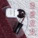 RARJSM Burgundy Cat Eye Gel Nail Polish - Diamond Black Red Velvet Glitter 15ml - UV LED Soak Off for Home Salon Christmas Manicure - Buy Online on SooperMarket.com