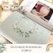 Meinbaby123 Premium Gold-Plated Pregnancy Diary - Gift for Expecting Moms | Mint Eucalyptus - Buy Online on SooperMarket.com