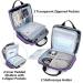 Trunab Padded Stethoscope Case Small First Aid Kit Bag Empty Hold Two Stethoscopes Compatible with 3M Littmann/MDF/ADC Ideal for Home Car Camping and Hiking Purple - Buy Online on SooperMarket.com