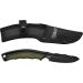 Camillus 19286 BT-8.5 Hunting Knife - 8.9 cm Aus-8 Steel Blade with Ballistic Nylon Sheath - Black/Green GfN/TPE Handle - Ideal for Outdoor Adventures - Buy Online on SooperMarket.com