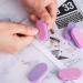 Lusofie 40Pcs Mini Nail Buffer Blocks Grit Sponge for Natural Nails - Pink - Buy Online on SooperMarket.com