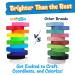 Craftzilla Colored Masking Tape  11 Extra Large Rolls  1 815 Feet x 1 Inch of Colorful Craft Tape  Vibrant Rainbow Color Teacher Tape  Great for Art  Lab  Labeling & Classroom Decorations - Buy Online on SooperMarket.com