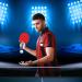 Spindragon Apex Carbon Professional Ping Pong Paddle - Dual Offensive Rubber & Carry Case - Enhance Your Game & Win Matches - Buy Online on SooperMarket.com