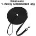 Hi Kiss 30ft Black Dog/Puppy Obedience Recall Training Agility Lead - Long Training Leash for Play, Camping, and Backyard - Buy Online on SooperMarket.com