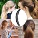 3 Piece Banana Hair Clip Set - Vintage Female Hair Accessories for Girls - Thick Hairpin Comb Tool - Beauty Fashion Clips - White Black Brown - Buy Online on SooperMarket.com