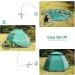 RLAIRN 4 Person Waterproof Camping Tent | Pop Up Instant Family Tent with Windproof Ropes | Ultralight & Anti-UV | Ideal for Camping, Hiking, Outdoor Activities | Green - Buy Online on SooperMarket.com