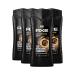 AX 3-in-1 shower gel & shampoo Dark Textation XL for long-lasting freshness and fragrance dermatologically tested 400 ml 4 pieces of chocolate 400 ml (4 Pack)