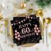 40 Ros gold Napkin Set for 60th Birthday | Stylish 33x33cm Paper Napkins for Men & Women | Perfect Party Decoration - Buy Online on SooperMarket.com