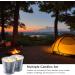 TopSics Citronella Candles - 8 Natural Soy Wax Candles for Outdoor Use - Long Lasting 80-96 Hours - Perfect for Garden Terrace Picnic and Camping - Buy Online on SooperMarket.com