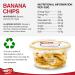 Tropgo Banana Chips 110g - Dried Fruit in Resealable and Recyclable Tub - Quick Energy Boost & Wholesome Trail Mix - Ready-to-Eat Dehydrated Fruit Snacks for Kids and Adults - Buy Online on SooperMarket.com