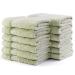 Wash Clothes for Bathroom - Cotton Face Towels Washcloths Bulk for Men or Women 12 Pack Ultra Soft Bath Towels Set Absorbent Hotel-Spa-Kitchen Multi-Purpose Face Cloth Bath Wash Rags Sage