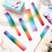 6-Piece Rainbow Hair Cutting Comb Set - Salon Quality Rat Tail and Teasing Combs for All Hair Types - Perfect Christmas Gift - Buy Online on SooperMarket.com