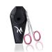 Cuticle Scissors Beauty Scissors for Trimming Eyebrows Nose Hair Finger & Toe Nail Care (Cuticle Scissors) Cuticle Scissors Ring Pink