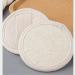Natural Loofah Face Exfoliator Pads - 100% Handheld Scrubber for Bathing and Showering - Ideal for Spa Facial Cleansing - Men and Women - 2pcs - Buy Online on SooperMarket.com