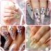 WLLHYF Rhinestone Picker Dotting Pen 7 Pcs Acrylic Crystal Rhinestones Applicator Wax Head Tip Pencil Picker Dotting Pen DIY Nail Art Decoration Tool for Nails - Buy Online on SooperMarket.com