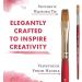 Princeton Velvetouch 3950 Flat Shader Paint Brush - Ideal for Acrylic, Oil, and Watercolor - Size 8 - Buy Online on SooperMarket.com