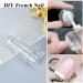 Niceneeded 2Pcs Nail Art Stamper Kit | Clear Jelly Stamper with Double Silicone Head & Lid - Perfect for Flawless Nail Designs - Buy Online on SooperMarket.com