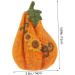 OUNONA 2pcs Resin Pumpkin Model Halloween Party Decor Office Decore Artificial Pumpkin Decoration Resin Pumpkin Ornament Home Decor Resin Crafts Small Pumpkins Fake Pumpkins - Buy Online on SooperMarket.com
