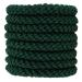 L. Erickson Grab & Go Ponytail Holders  Hunter  Set of Eight - Exceptionally Secure with Gentle Hold