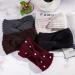 Whaline 5-Piece Knit Headbands & Ear Warmers Set for Women, Girls - Elastic Turban Wraps, Pearl Crochet Hair Band, Scrunchies - Autumn & Winter Colors - Buy Online on SooperMarket.com