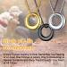 U7 Women's Cremation Urn Necklace - Celtic Knot Dog Feet & Wings Designs - Stainless Steel Cylinder Pendant for Ashes - Unique Burial Jewelry - Buy Online on SooperMarket.com
