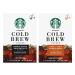 Starbucks Cold Brew Concentrate 16.2 Fl Oz (Signature Black + Caramel Dolce)