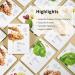 YADAH Daily Green Facial Sheet Mask - Vegan Natto Collagen Eco-Friendly 5-Pack for Enhanced Skin Elasticity - Buy Online on SooperMarket.com