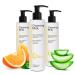 O l na 3-in-1 Moisturiser Milk Cleanser & Anti-Spot Makeup Remover | Soothes Dry Skin | Vitamin E Aloe Papaya Almond Oil | Vegan Paraben-Free | Sensitive Skin 3x200ml