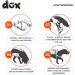 DDOXX Air Mesh Step-In Dog Harness - Adjustable XS Puppy Harness for All Sizes | Comfortable & Breathable (Orange 1.5 x 32-44 cm) - Buy Online on SooperMarket.com