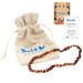 Baltic Wonder Baltic Necklaces (Baroque Polished Cognac) Certified as 100% Authentic Baltic Amber.