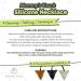 Mommy's Touch Shark Tooth Silicone Teething Necklaces - 3-Pack for Special Needs Kids - Black, White & Wood Design - Buy Online on SooperMarket.com