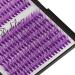 12 Rows 40D Purple Individual False Eyelashes - 240 Clusters 3D Volume Extensions 0.07mm D Curl - Colorful Makeup Beauty Tools (14mm - Buy Online on SooperMarket.com