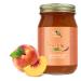 Green Jay Gourmet Peach Jam - All-Natural Fruit Jam with Peaches & Lemon Juice - Vegan, Gluten-free Jam - Contains No Preservatives or Corn Syrup - Made in USA - 20 Ounces Peach Jam 1.25 Pound (Pack of 1)