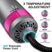 6-in-1 Hair Dryer Brush and Volumizer - Detachable Styler for Straightening, Curling, Drying - One-Step Hot Air Brush for Styling - Buy Online on SooperMarket.com