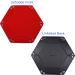 RNK Gaming Folding Hexagon Dice Tray - PU Leather & Red Velvet for DND Games - Buy Online on SooperMarket.com