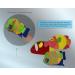Colorful Fish Glove Washcloth and Loofah Set - Ideal for Kids and Adults Bath/Shower - Assorted Colors - Wholesale Bulk Lot - Buy Online on SooperMarket.com