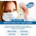 200 Small Disposable Vinyl Gloves - Non Sterile, Latex Free, Food Safe - 100 Count Box - Buy Online on SooperMarket.com