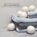 Wool Dryer Balls - 2.8in Natural & Fragrance-Free - Reusable 6pk for Sensitive Skin | Eco-Friendly Laundry Solution - Buy Online on SooperMarket.com