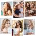 Bestope Pro 6 in 1 Curling Iron Set - Versatile Lockenstab with Attachments Ceramic Curling Wand for Perfect Curls Pink Gold 9-32mm International Shipping Available - Buy Online on SooperMarket.com