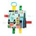 The Learning Lovey City Baby Crinkle & Teething Tag Square Tummy Time Stroller Toy 8x8 inch (New York City)
