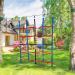 Mont Pleasant Kids Climbing Cargo Net | Ninja Swingset Rope Ladder for Jungle Gyms | Outdoor Obstacle Course Training Net 4.85ft x 6.1ft - Buy Online on SooperMarket.com