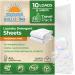 Gull Living Laundry Detergent Sheets - Say No to Detergent Pods & Tablets - Laundry Soap Sheets - Non-Toxic Laundry Detergent - Alternative to Detergents Soap - Ideal Laundry Sheets for Traveling Unscented 10 Count (Pack of 1)