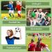8 Piece Soccer Hair Scrunchies - No Crease Elastic Hair Bands for Girls and Women Players - White Soccer Hair Accessories - Buy Online on SooperMarket.com
