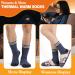 Welwoos 3 Pairs ThermoSocks for Men | Warm Thick Winter Ski Socks | Breathable Outdoor Socks 36-42 | Blue Gray Stripes - Buy Online on SooperMarket.com