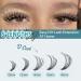 TOOCHUNAG Individual Lashes 40D+50D 320 Clusters Lash Extension - Natural Fluffy Eyelashes for DIY Home Extensions - Buy Online on SooperMarket.com