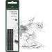 Faber-Castel FC129997 Pitt Compressed Charcoal Sticks (3 Pack) - Buy Online on SooperMarket.com